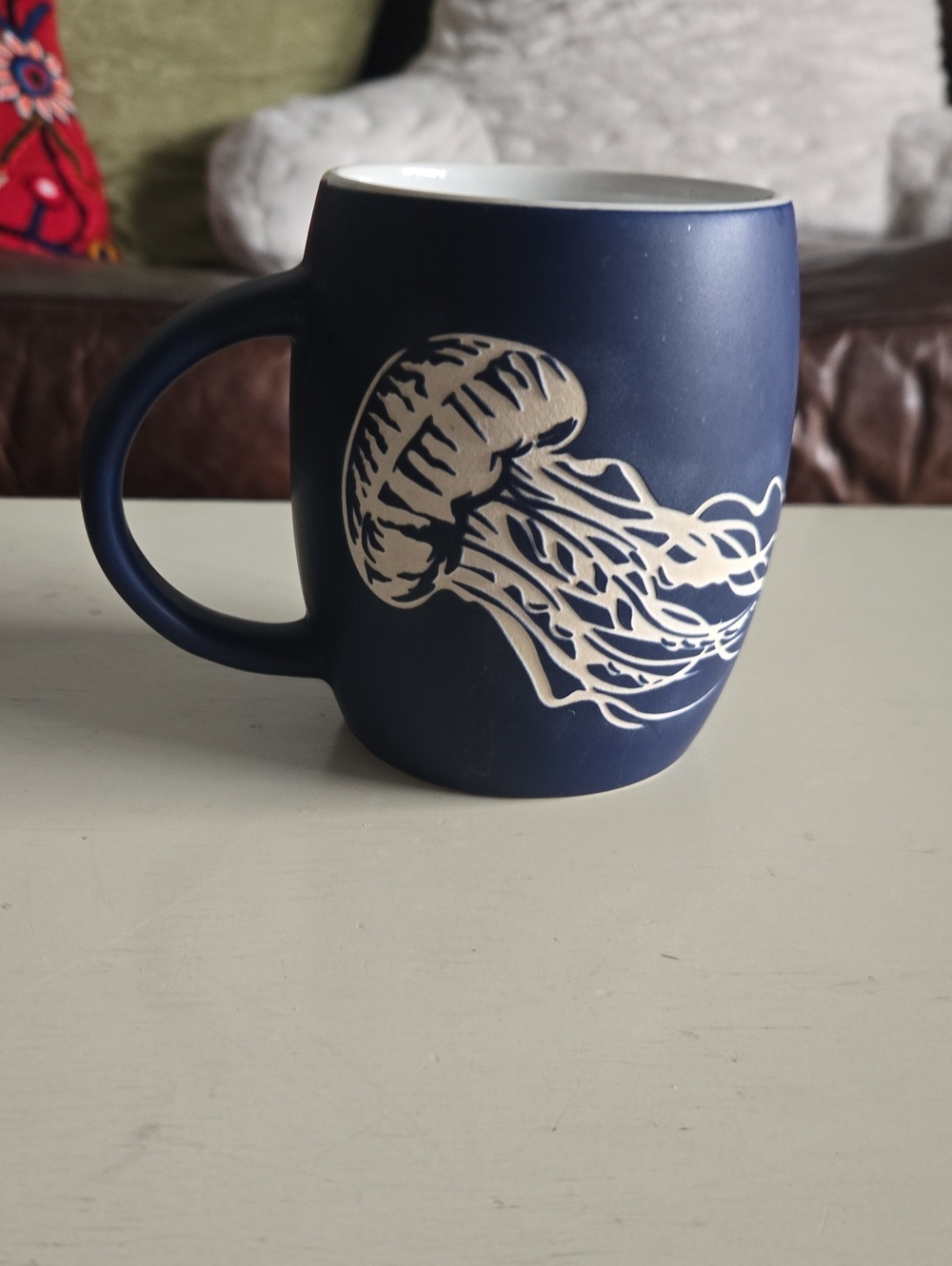 Birch Aquarium Jellyfish Ceramic Coffee Mug 16oz